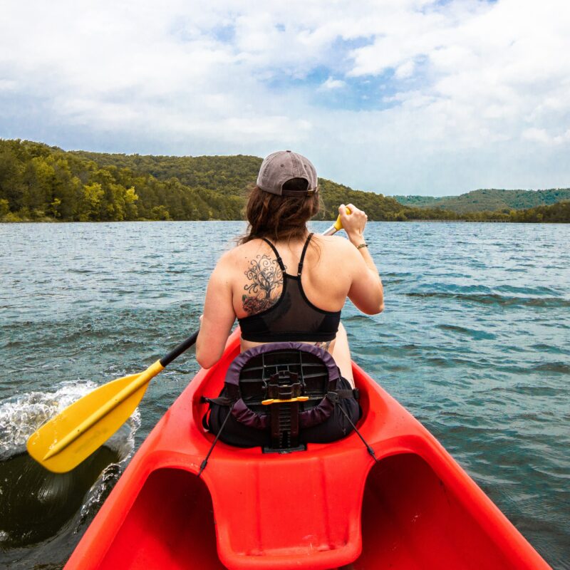 Photo of a person in a kayak