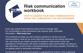 Risk communication workbook - Risk know-how
